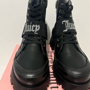 COPY - Juicy Couture Black Rhinestone Boots